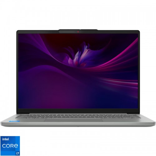 Laptop Lenovo IdeaPad Slim 3 14IRH10 cu procesor Intel® Core i7-13620H pana la 4.9GHz, 14" WUXGA, OLED, 64GB DDR5 RAM, 512 GB SSD, Intel® UHD Graphics, No OS, Luna Grey