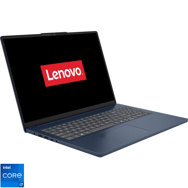 STOC EPUIZAT- Laptop Lenovo IdeaPad Slim 3 15IRH10 cu procesor Intel® Core™ i7-13620H pana la 4.9GHz, 15.3" WUXGA, IPS, 48GB DDR5 , 2 TB SSD, Intel® UHD Graphics, No OS, METAL, Cosmic Blue