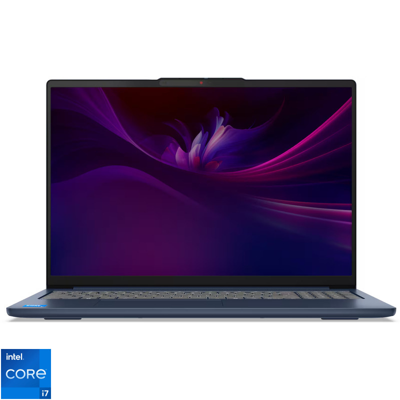 Laptop Lenovo IdeaPad Slim 3 16IRH10 cu procesor Intel® Core™ i7-13620H pana la 4.9GHz, 16" WUXGA, IPS, 24GB DDR5, 1 TB + 1TB SSD SSD, Intel® UHD Graphics, No OS, Cosmic Blue, Aluminiu