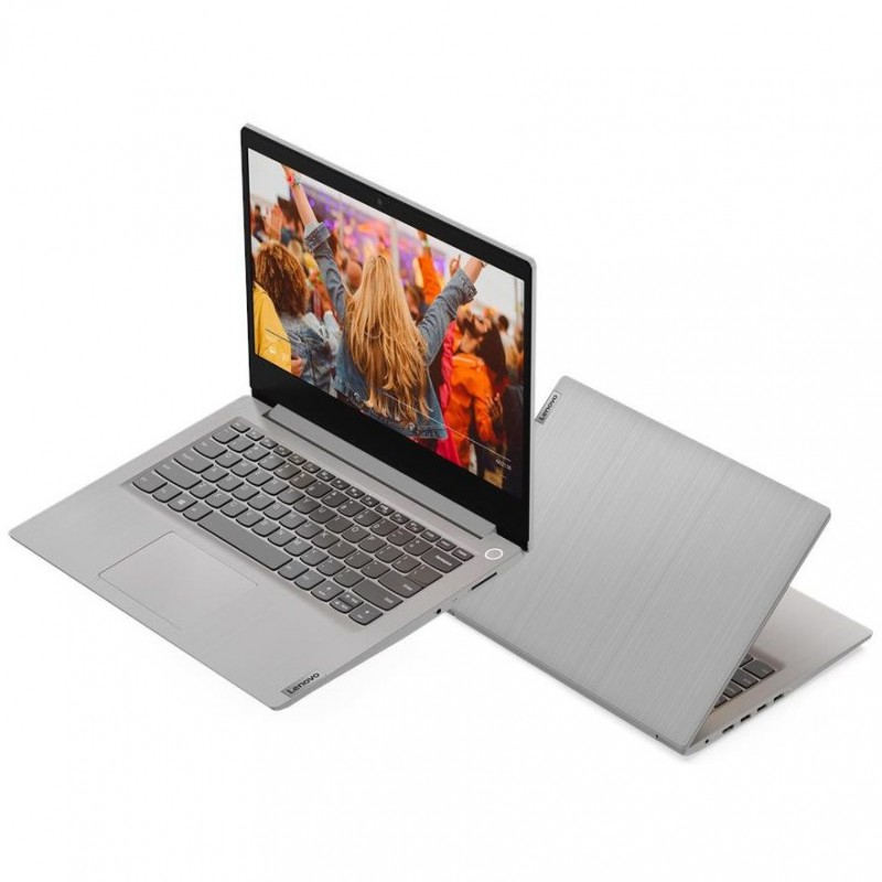 Laptop LENOVO IdeaPad 3 14ADA05, AMD Ryzen 5 3500U pana la 3.7GHz, 14" Full HD, 8GB, SSD 500GB, AMD Radeon Vega 8 Graphics, Free Dos, gri metalic