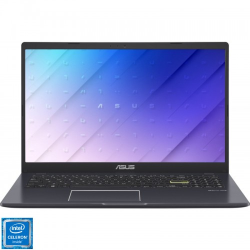 Laptop ASUS E510MA cu procesor Intel® Celeron® N4020, 15.6", HD, 8GB, SSD 512GB NVME, Intel® UHD Graphics 600, No OS, Star Black