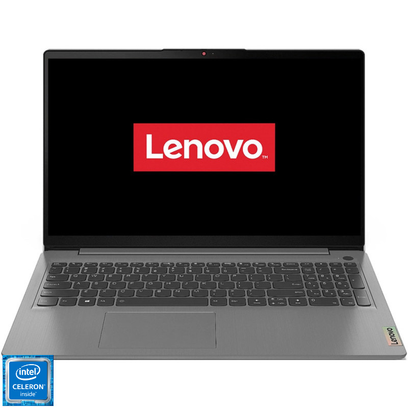Laptop Lenovo IdeaPad 3 15ITL6 cu procesor Intel Celeron 6305, 15.6", Full HD,IPS, 8GB  DDR4, 256GB SSD, Intel UHD Graphics, No OS, Arctic Grey