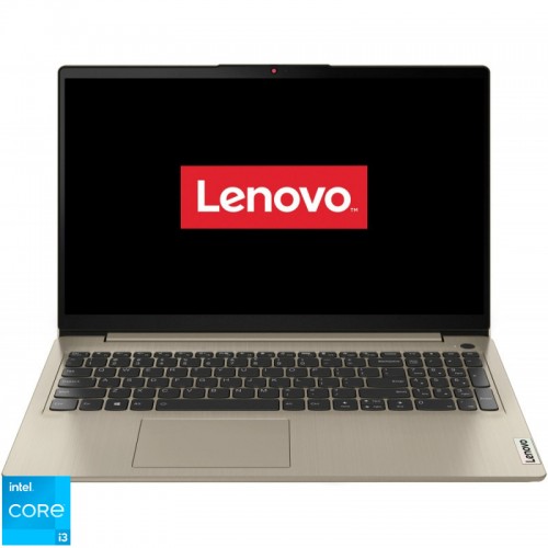 Laptop Lenovo IdeaPad 3 15ITL6 cu procesor Intel Core i3-1115G4, 15.6" Full HD IPS,8GB, 1TB SSD, Intel UHD Graphics, No OS, Sand