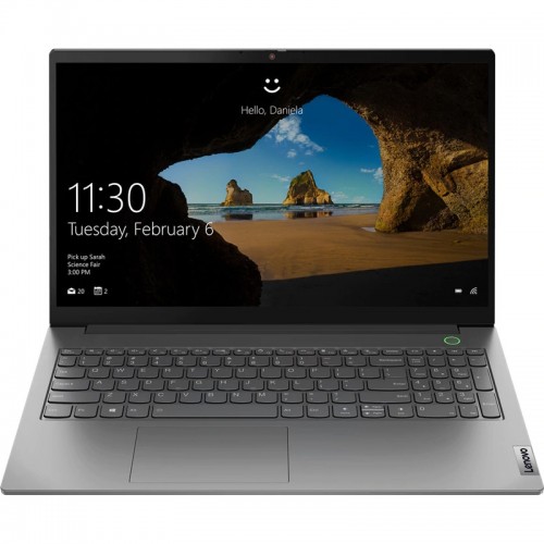 Laptop Lenovo ThinkBook 15 G2 ARE cu procesor AMD Ryzen 3 4300U pana la 3.70 GHz, 15.6", Full HD, 12GB, 256GB SSD, AMD Radeon Grahics, Free DOS, Mineral Grey