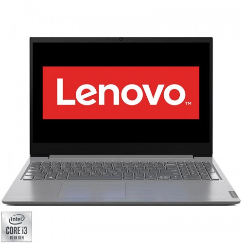 Laptop Lenovo V15 IIL 15.6 inch 1920 x 1080, Intel Core i3-1005G1, 2 nuclee, 12 GB, 256GB ,FHD,  Intel UHD Graphics 600, Gri/Argintiu, Free DOS
